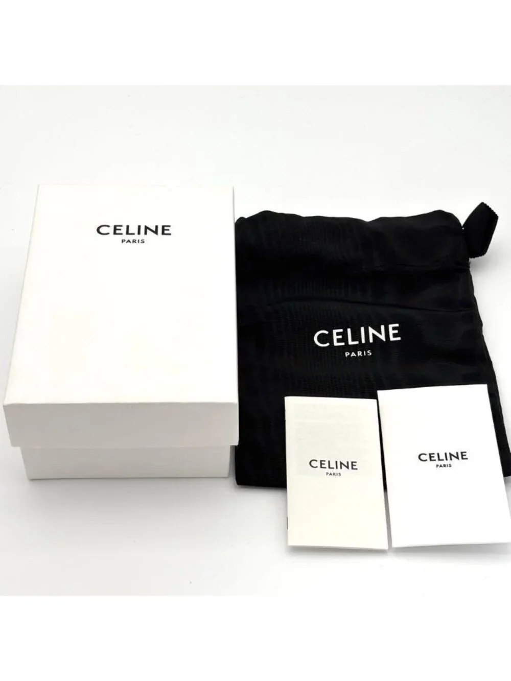 Celine Wallet Small Trifold Black